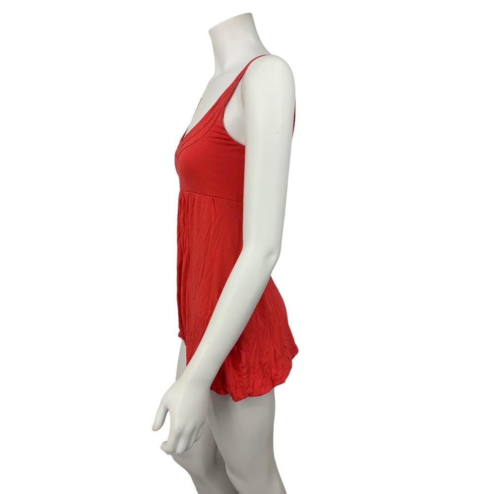 Buffalo David Bitton scarlet red tank top tunic scoop neck medium - Picture 3 of 8